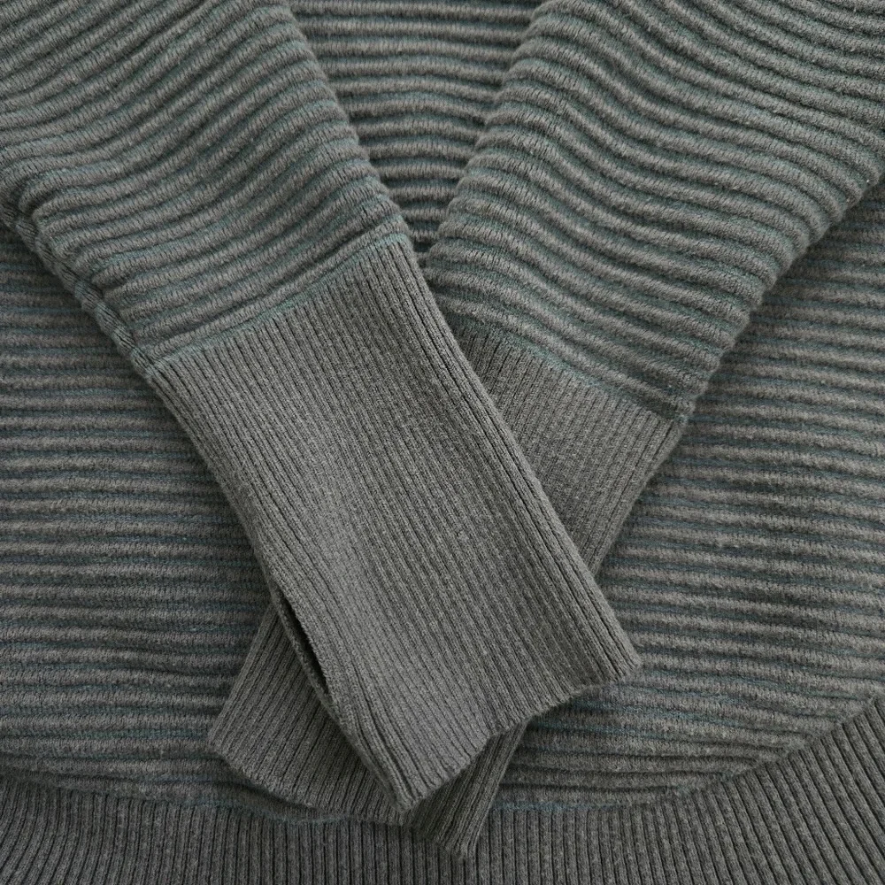 NAVY BLUE OFFLINE BY AERIE HOME STRETCH QUARTER ZIP SWEATER SIZE XS - Picture 5 of 10